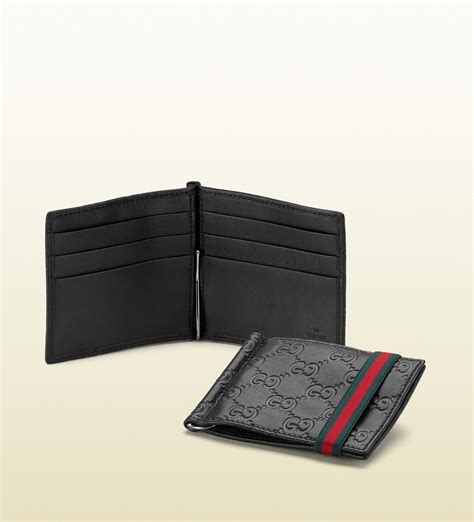 money clip gucci wallet|gucci money clip wallet men's.